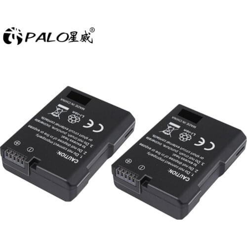 2pcs 7.4 V 1200 mAh EN-EL14 batteries ENEL14 RU EL14 camera battery pack for Nikon D5200 D3100 D3200 D5100 P7000 P7100 MH-24