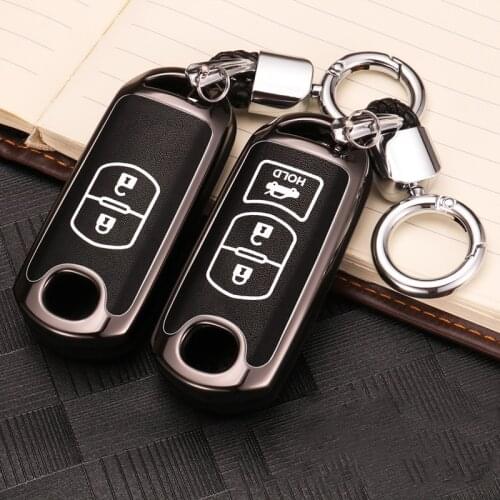 Zinc alloy Car Key Cover Case For Mazda 2 3 5 6 BM BL GH Demio MX5 ND NB NC CX3 CX-5 CX 5 CX5 CX7 CX9 2016 2017 2018 Accessories
