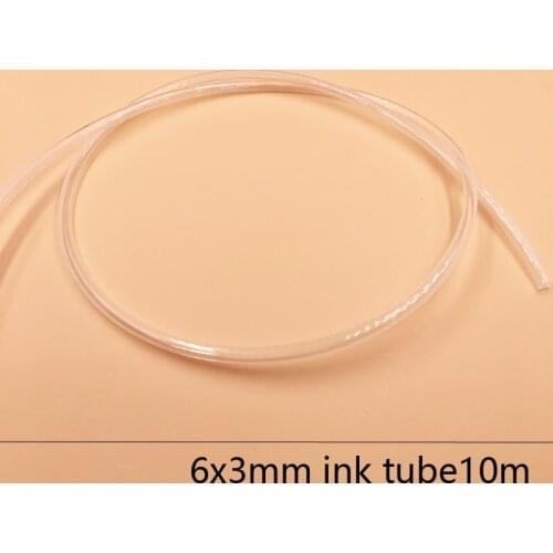10 meters eco solvent ink Tubing for Bulk ink System 6x3mm Roland, Mutoh, Mimaki Printers ink line tube ink supply tube