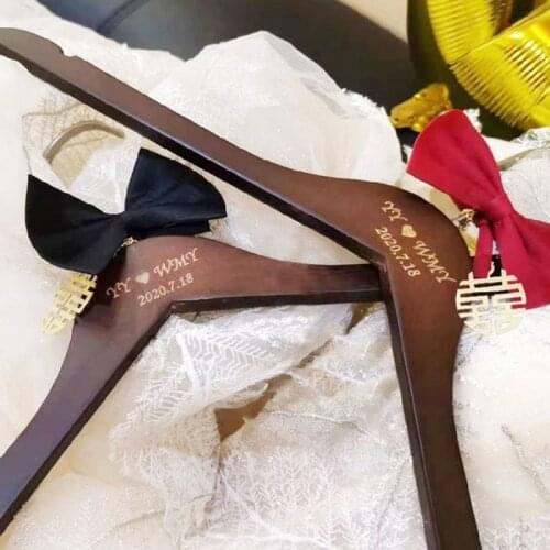Personalized Custom Bride Wedding Dress Bridesmaid Hangers Personalized Bride And Groom Dress Hangers Wedding Hangers With Names
