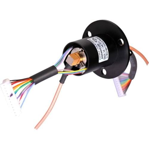 Capsule Slip Ring Interated With 12 Circuits High Frequency Low Noise Flexible Delivery SDI Signal Transmission For HD Device