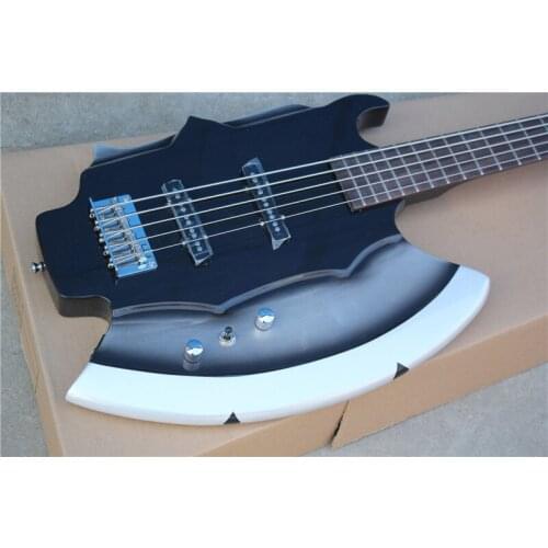 Chinese guitar factory custom New AXE Style Electric Bass Guitar 4 String electric Bass Guitars With Chrome Hardware in stock531