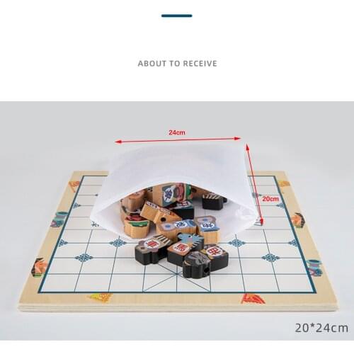 Chinese Chess Game King Soldier Chessman Accessory Board Game for 2 Players