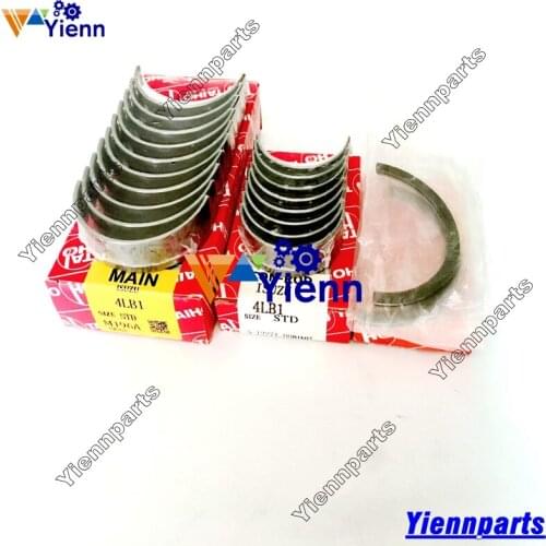 3LB1 Crankshaft Main ConRod Bearing Set ISUZU SH30JX/UJ Mini Excavators Diesel Engine Repair Parts