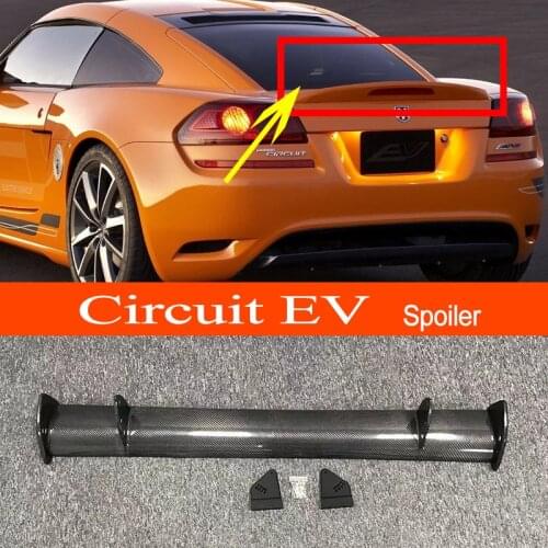 Circuit EV Real Carbon Fiber GT-style Car-styling Sporty Rear Trunk Wing Spoiler for Dodge Circuit EV Sedan