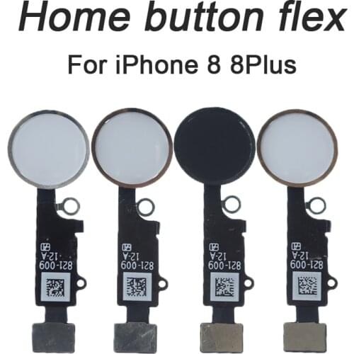 MHCAZT brand 1 pcs Home Button with Flex Cable for iPhone 8 8 PLUS Black/White/Gold Home Flex Assembly