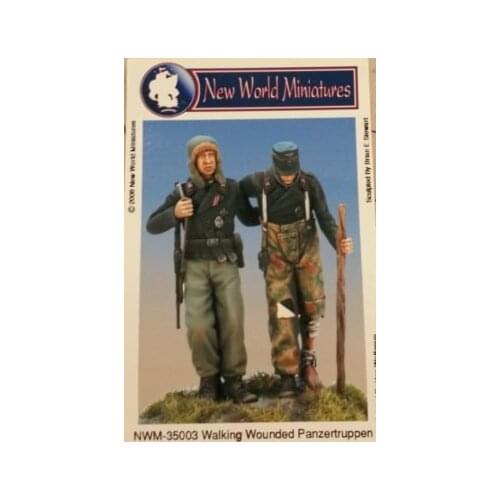 1/35 Scale Die-cast Resin White Model World War II Resin Model Wounded Soldiers Need To Manually Color The Model Free Shipping