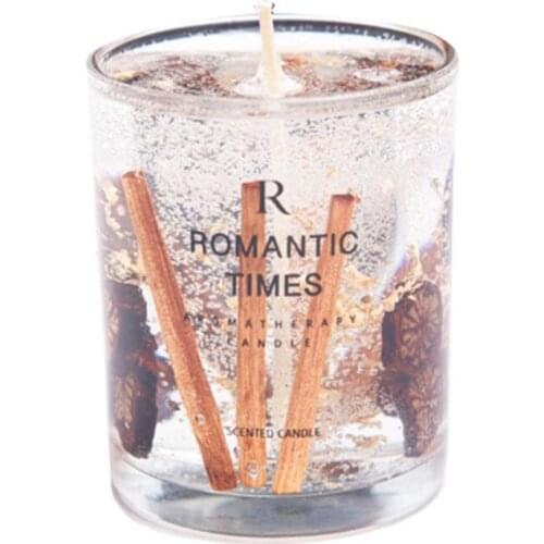 Real Flower Jelly Wax Essential Oil Scented Candle Smokeless Fragrance Soothing Fragrance Candle Making Supplies