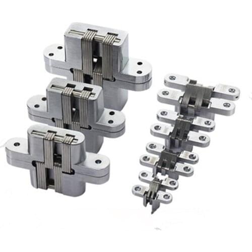 Invisible concealed hinge folding invisible door cross hinge hidden hinge