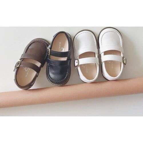 Autumn new Korean bow lace solid color cute childrens leather shoes girls princess outdoor garden shoes Childrens Shoes