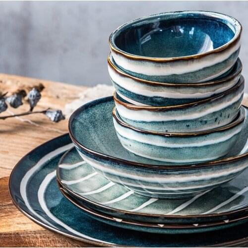 Посуда тарелки для еды Vajilla Completa De Platos Dinner Set Plate менажница кухни фарфор тарелка vaisselle Plates Tableware
