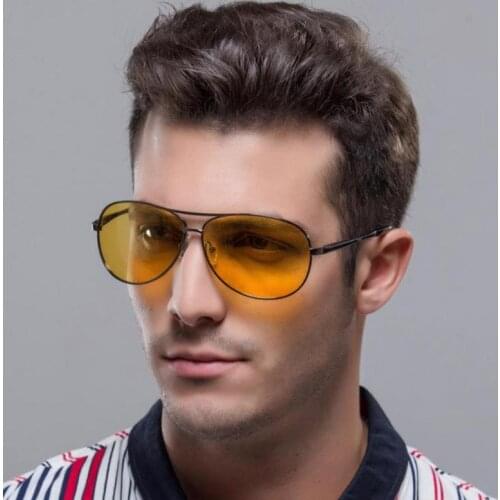 2019 New Polarized Glasses Mens Sunglasses Car Drivers Night Vision Goggles Anti-Glare Sun glasses Women Driving Glasses