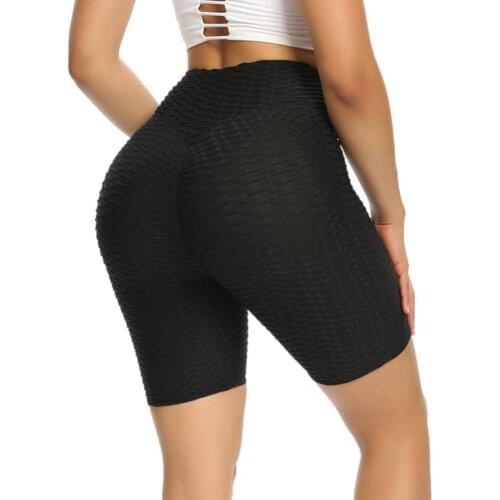 Yoga Sports Bottom Five-point Shorts For Women Peach Buttock Lifting Yoga Pants With High Waist And Jacquard Sports Pants