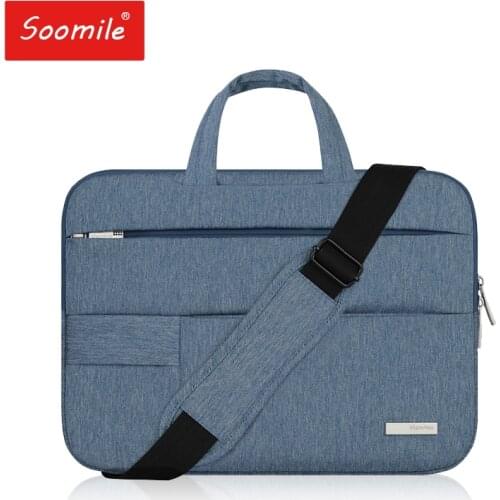 Fashion Women Handbag Laptop Bag 15 14 13 12 11.6 inch Briefcases Shoulder Messenger Bag for Macbook Air Pro Computer sleevel