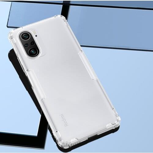 TPU Case for Xiaomi POCO F3 NILLKIN Nature Transparent Silicone Soft Back Cover POCOPHONE POCO F3 Case