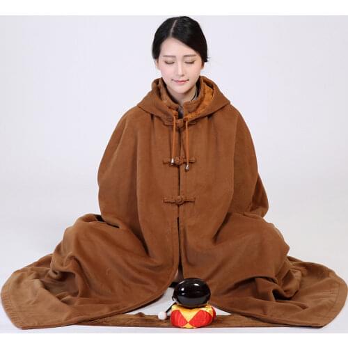 Traditional chinese clothing for women buddhist robes monk robe cloak Loose long chinese Zen Kungfu robes Meditation clothes