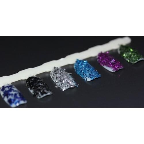 Solvent Resistant Matte Glitter Flakes for Nail Art Thin Glitter Flakes 10g