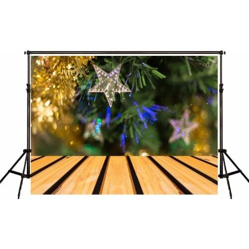 VinylBDS Christmas Backdrop Photograph Christmas Trees Socks Wooden Photo Backdrop For Children Photo Studio Camera Fotografica
