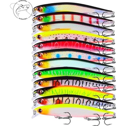 Waterproof Bionic Bait 12pcs/set Artificial VIB ABS Plastic Hard Bait Anti-corrosion Bass 6# 11cm/13g With Sharp Hook 3D Eyes