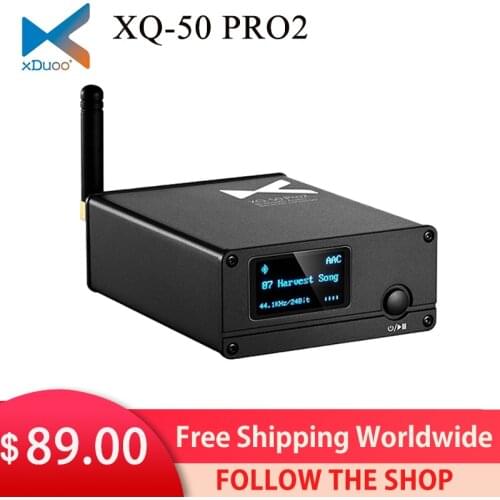 XDUOO XQ-50 XQ-50 PRO Buletooth 5.0 DAC XQ50 Bluetooth Audio Receiver Converter support PC USB DAC