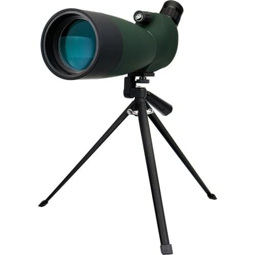 Birdwatching Mirror Military Green Zoom High Magnification 25-75 Times 70mm Target Mirror + Tripod SV28 25-75x70mm