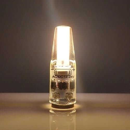 1pcs LED Corn G4COB Light Bulb Chandelier AC/DC12-24V White/Warm Dimmable Energy Saving Silicone Home Street Light Bulb