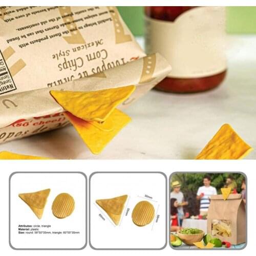 Dampproof 2Pcs Useful Hemming Sewing Positioning Clip Keep Fresh Food Bag Clips Easy to Use for Candy Bag
