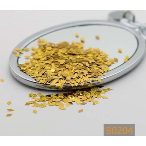 2020 fashion Charming sexy sequins glittering diamond nail decoration 3D LEI piece sequins gold bagged B0204