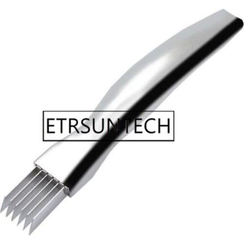 50pcs Kitchen Onion Knife Cutter Graters Multi Chopper Sharp Stainless Shredded Green Onion Knife Cut Slicer