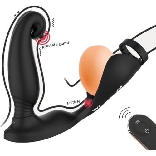 Anal Plug Vibrators For Men Prostate Massager Masturbators Wireless Remote Control Big Butt Plug Dildo Vibrators Sex Toy for Men