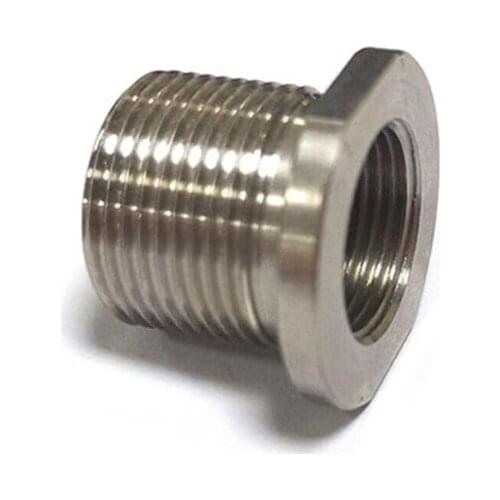 A70F 1/2-28 ID To 5/8-24 OD-Muzzle Auto Car Oil Filter Stainless Steel Titanium Tube Threaded Adapter Stainless Steel Barrel