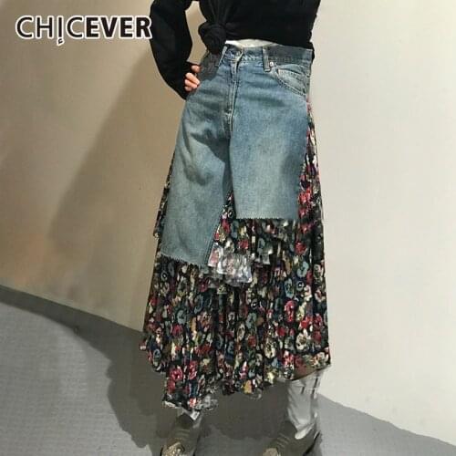 Женские летние юбки CHICEVER China At AliExpress