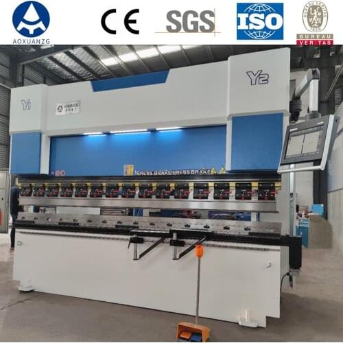 DA58T 4 Axis CNC Press Brake Controller, WE67K Hydraulic CNC Press Brake Bending Machine