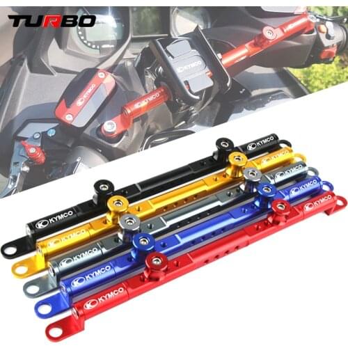 For KYMCO XCITING 250 300 400 400S 500 K-XCT Downtown 300i 350i Motorcycle CNC Multifunctional Cross Bar Handlebar Balance Lever
