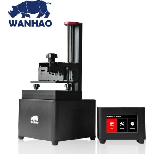 2019 wanhao D7 UV photoploymer Resin 3d color printer SLA/DLP 3D Printer machine with control box touch screen LCD light-curing