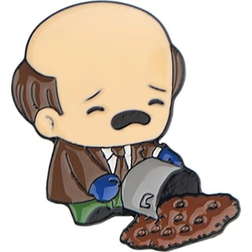 K2665 Funny Characters Cartoon Enamel Pins Badge Brooch Backpack Bag Collar Lapel Decoration Jewelry Kids Gift