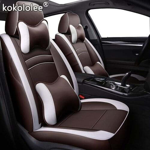 Kokololee leather car seat cover for Mercedes-Benz E-class A/B-class C/S class ML GLA GLC GLK GLE GLS CLA CLS R make custom auto