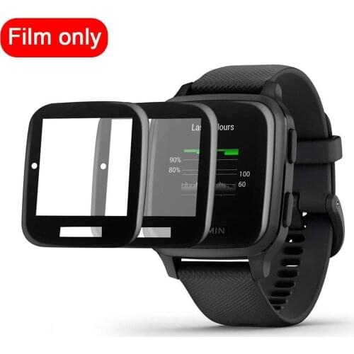 3D Curved Edge Soft Protective Film Smartwatch LCD Watch Protection Music Protector For Garmin SQ Cover Screen Venu Smart F K6O0