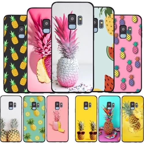 Fruit Pineapple Soft phone Case For Samsung S20 S10 S9 S8 S7 edge Plus Lite For Note 8 9 10 A6 A7 A8 A9 Cover