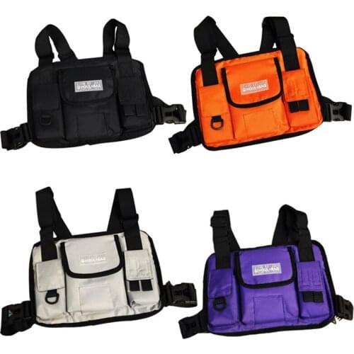 New Outdoor Tactical Training Chest Bag Fashion Street Hip-Hop Shoulder Bag Oxford Cloth Tooling Functional Wind Tactical Vest