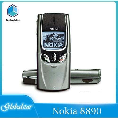 Nokia 8890 refurbished mobile phones Original Unlocked GSM Classic Slider Phone + Battery + Charger Refurbished Free Shipping