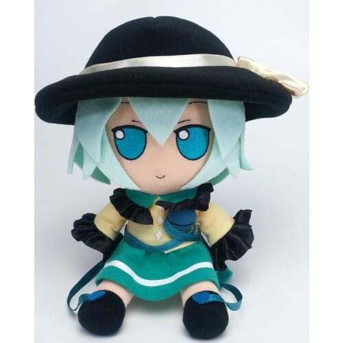 New Anime TouHou Project Komeiji Koishi Cosplay Cute Plush Stuffed Doll Throw Pillow Sitting Toy Boy Girl Xmas Gifts