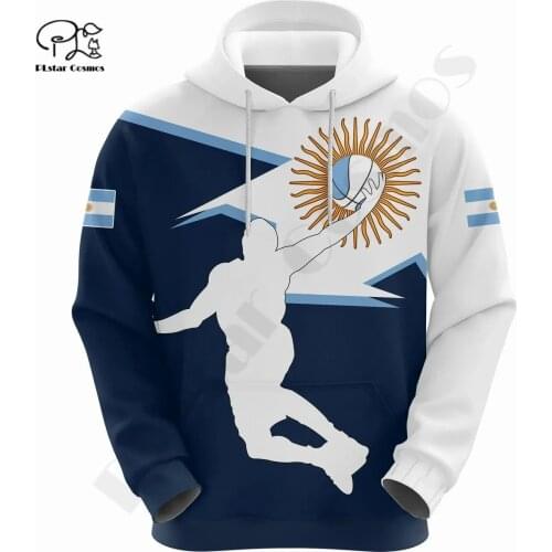 PLstarCosmos 3DPrint Newest Argentina Sport Country Flag Unique Men/Women Cozy Hrajuku Casual Streetwear Hoodie/Zip/Sweatshirt 4