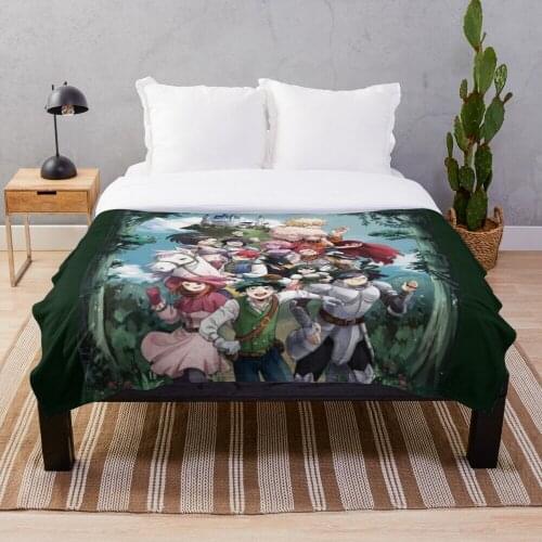 The medieval adventures of heroes My hero science blanket pressure on demand decorative Sherpa blankets for sofa bed gift