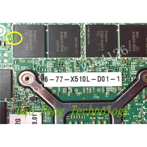 Wholesale original FOR Clevo P150HM P151HM1 GTX580 video card 6-77X510L-D01 DDR5 N12E-GTX2-A1 graphics card 100% tested ok