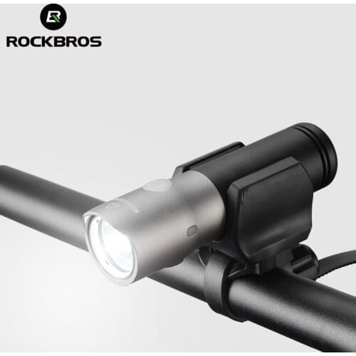 ROCKBROS Rechargeable 1000 Lumen Bike Light 18650 3000 mAh Power Bank LED Flashlight Torch Headlight Bicycle Accessories