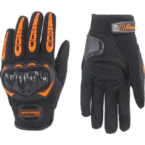 Screen Touch Motorcycle Gloves Protective Gear for Off-Road Racing Cycling Gloves Rider Motorcyclist Non Slip Gloves Breathable