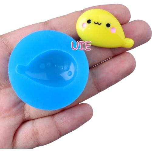 FYL610U 30.7mm x 18.9mm Balloon Silicone Mold Fondant Cake Decoration Candy Resin Clay Earrings Necklace Craft Soap Candle