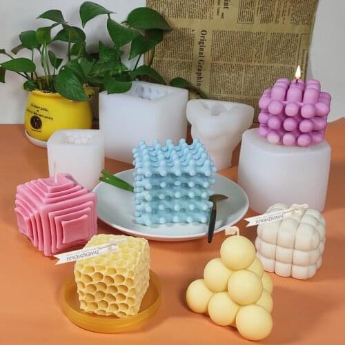 Candle Silicone Molds Beehive Candle Mould Homemade Beeswax Candle Soap Crayon Wax Melt Hives Diy Candle Making Supplie