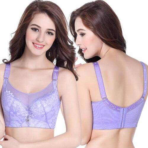 Super push up underwear wireless bras for women crop tops lingerie plus Big size bralette lace brassiere plus size girls bra
